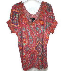 Lauren Ralph Lauren 2X Multi-color Blouse Woman
